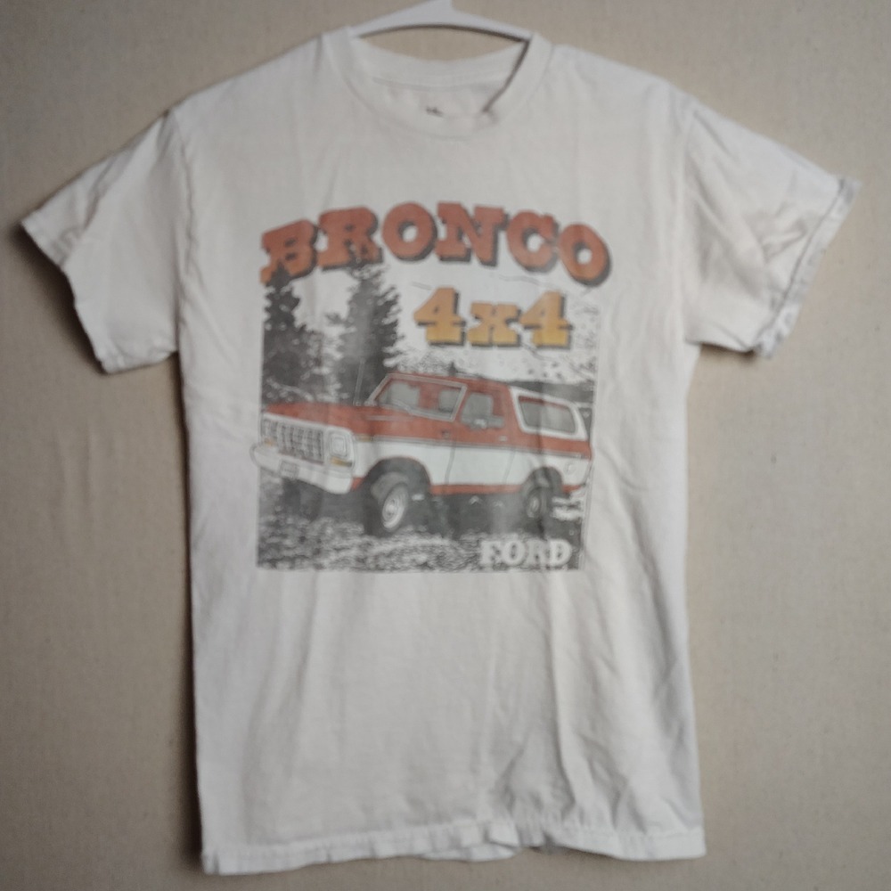 Junk Food Clothing 70's Bronco 4x4 Graphic Tee‎ Short Sleeve Ford Size XS I